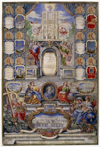 Allegorie der Kirche von Paris anlässlich der Aufhebung des Edikts von Nantes, 1685 von Pierre Paul Sevin